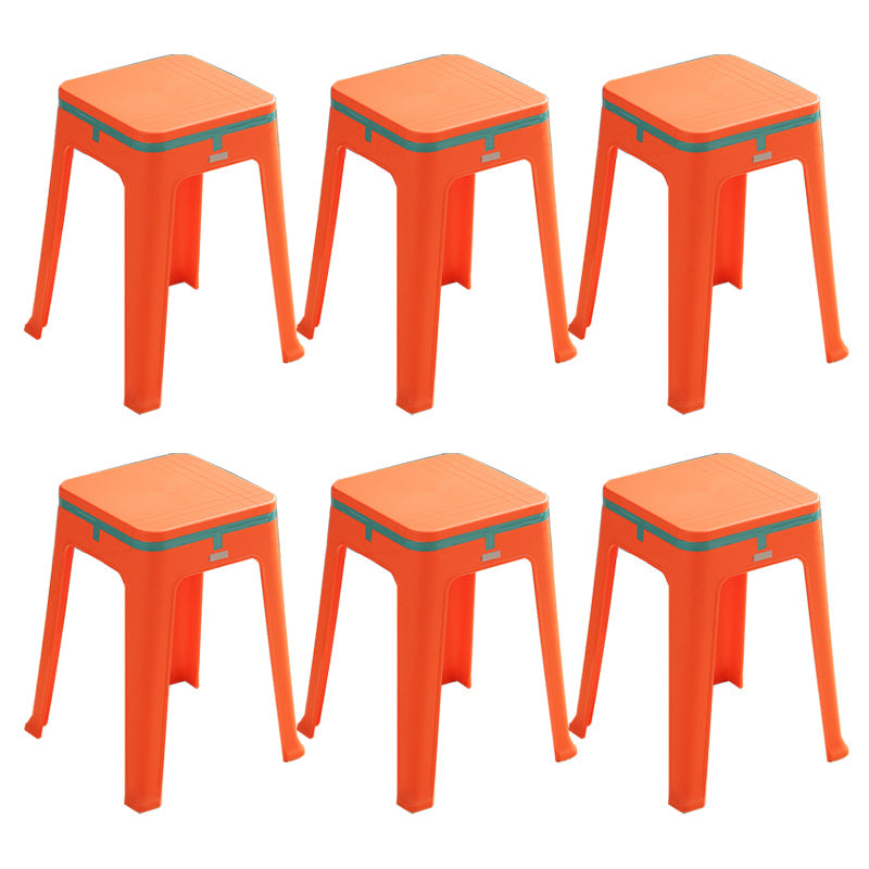 Sedia da pranzo senza schienale glam-outdoor.