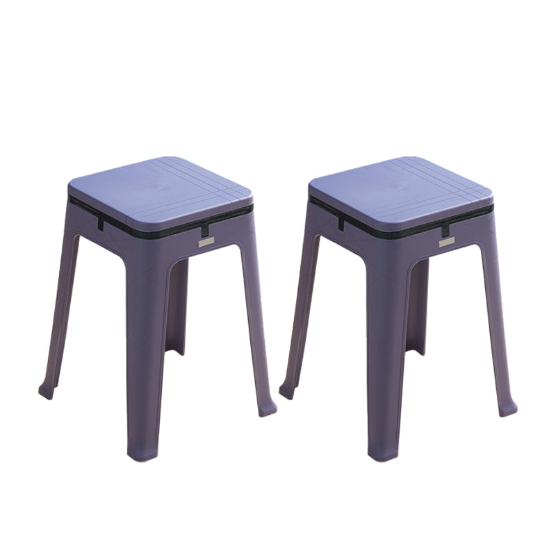 Sedia da pranzo senza schienale glam-outdoor.