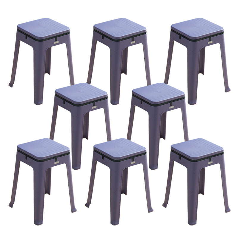 Sedia da pranzo senza schienale glam-outdoor.