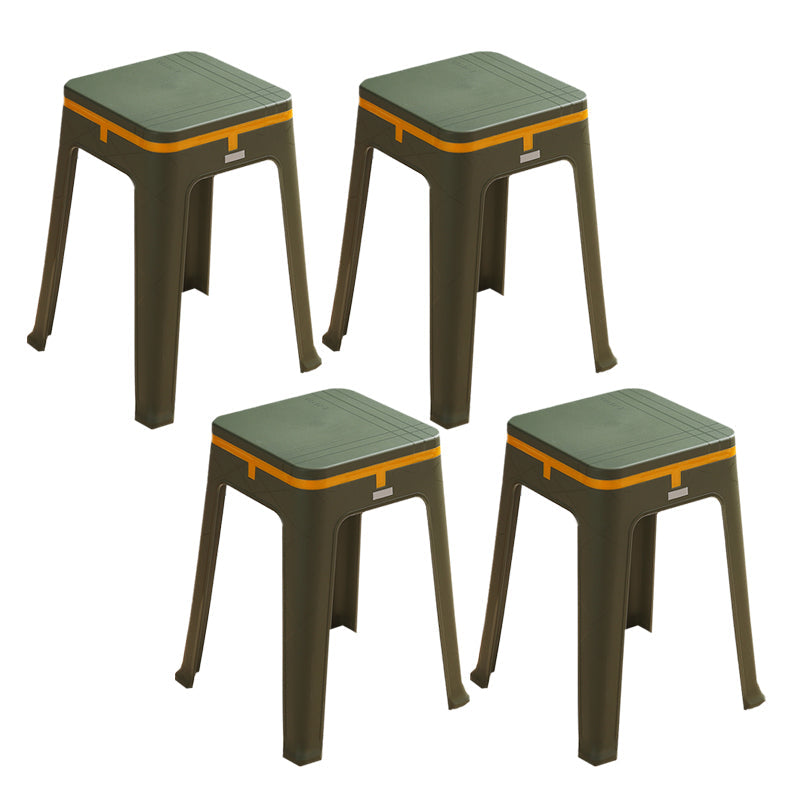 Sedia da pranzo senza schienale glam-outdoor.