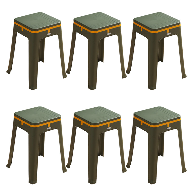 Sedia da pranzo senza schienale glam-outdoor.