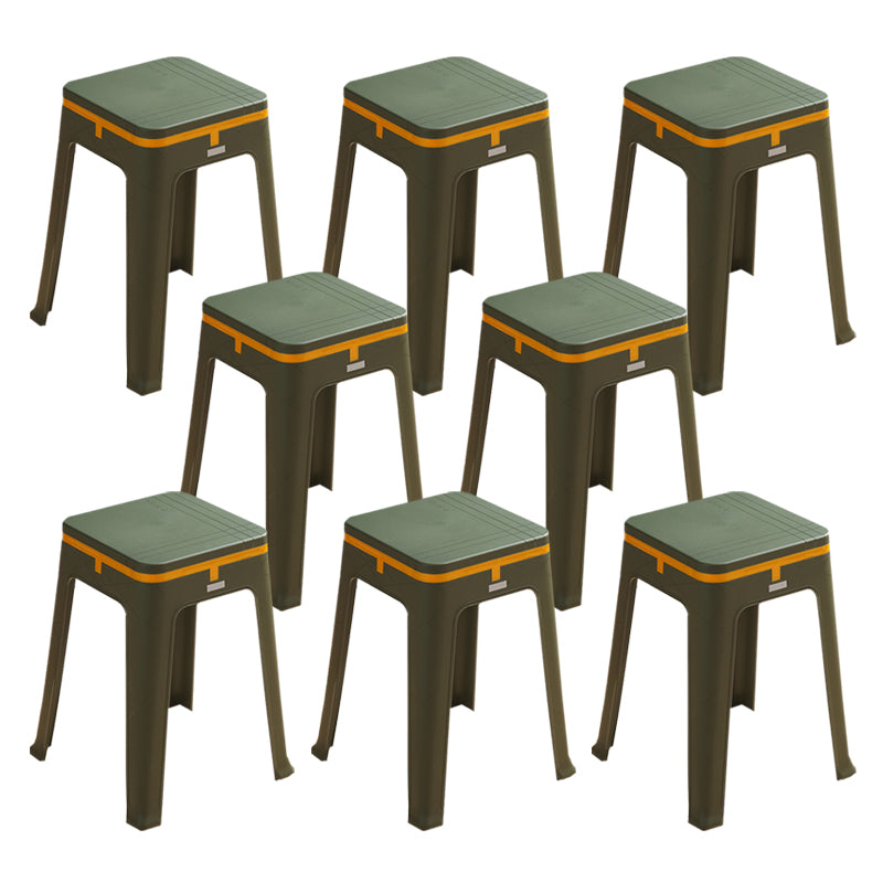 Sedia da pranzo senza schienale glam-outdoor.