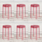 Glam Indoor-Outdoor Acrylic Chair Backless Stacking Side Chair