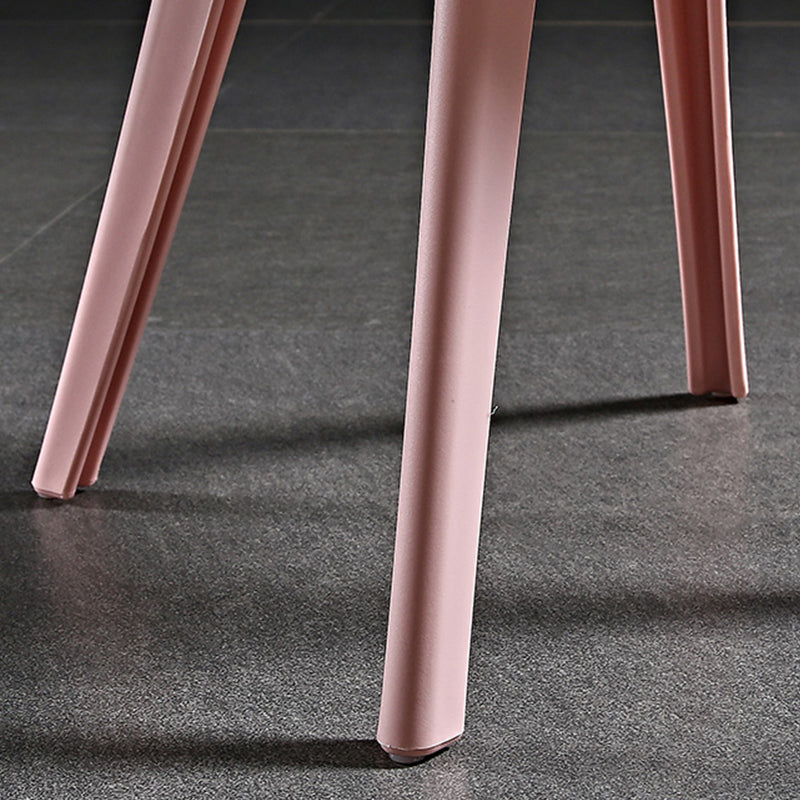 グラムプラスチックフレームダイニングアームチェア布張りファブリックアームチェア