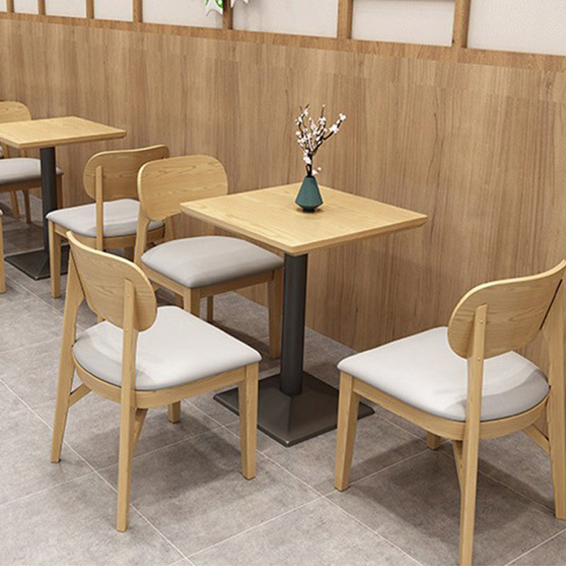 Wood Kitchen Dining Side Chair Upholstered Armless Dining Chairs Clearhalo 'Dining Chairs' 'Dining Tables & Seating' 'dining_chair' 'furn' 'furn_dining_chair' 'Furniture' 'Kitchen & Dining Furniture' 6357299