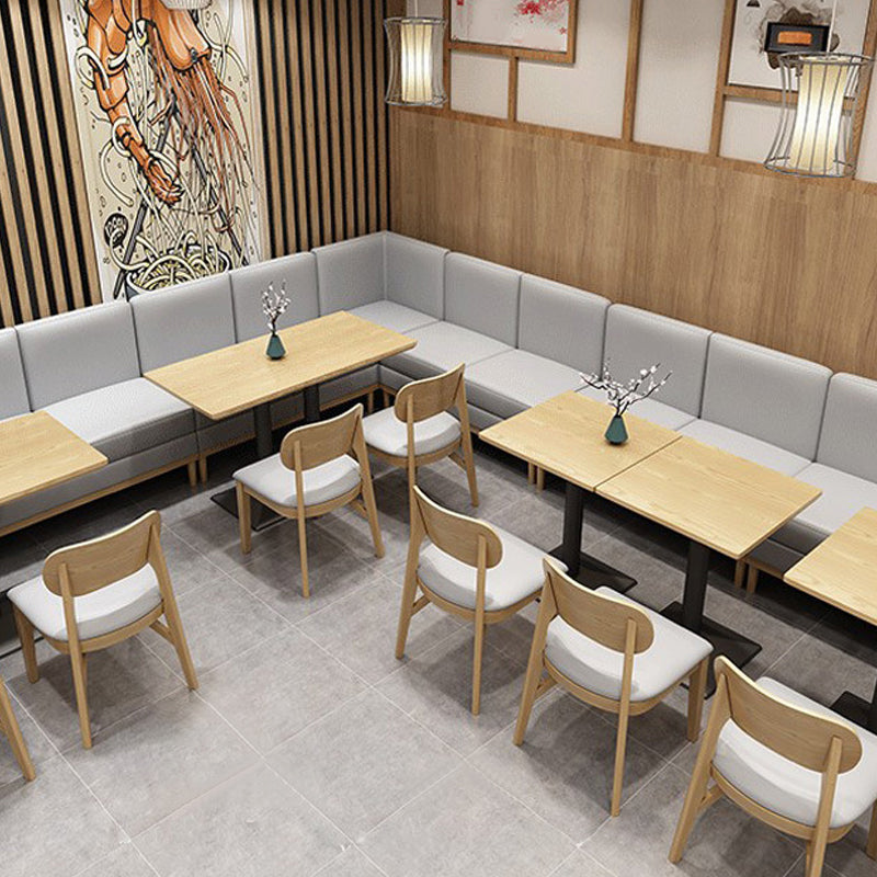 Wood Kitchen Dining Side Chair Upholstered Armless Dining Chairs Clearhalo 'Dining Chairs' 'Dining Tables & Seating' 'dining_chair' 'furn' 'furn_dining_chair' 'Furniture' 'Kitchen & Dining Furniture' 6357302