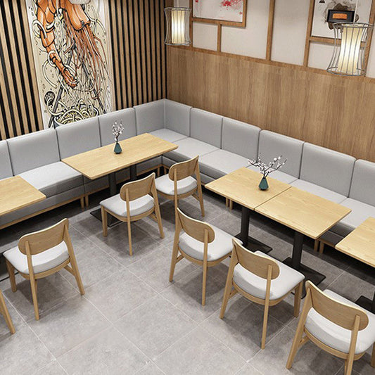 Wood Kitchen Dining Side Chair Upholstered Armless Dining Chairs Clearhalo 'Dining Chairs' 'Dining Tables & Seating' 'dining_chair' 'furn' 'furn_dining_chair' 'Furniture' 'Kitchen & Dining Furniture' 6357302