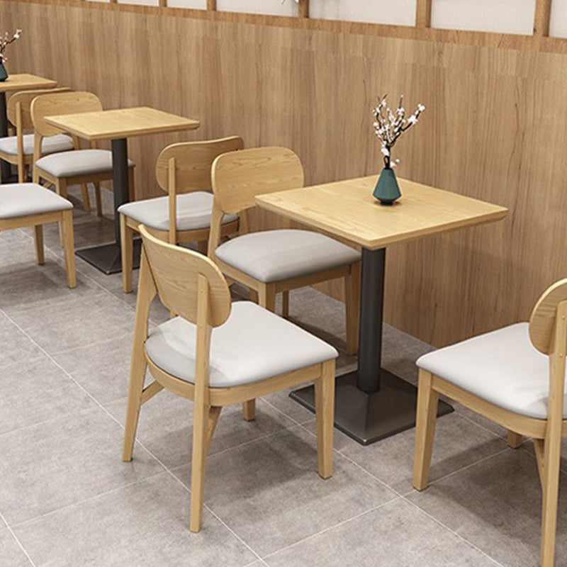 Wood Kitchen Dining Side Chair Upholstered Armless Dining Chairs Clearhalo 'Dining Chairs' 'Dining Tables & Seating' 'dining_chair' 'furn' 'furn_dining_chair' 'Furniture' 'Kitchen & Dining Furniture' 6357314