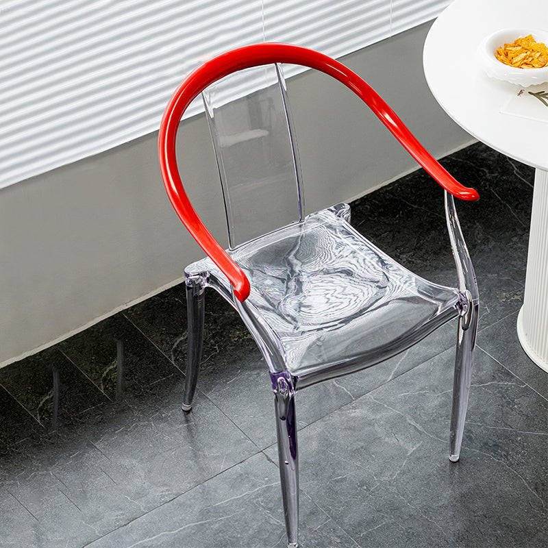 Silla de brazo de la lata del sillón del sillón acrílico del marco acrílico