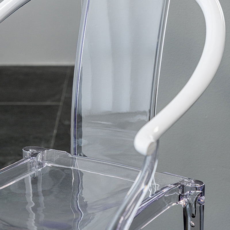 Silla de brazo de la lata del sillón del sillón acrílico del marco acrílico