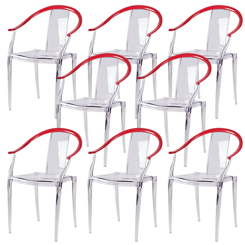 Silla de brazo de la lata del sillón del sillón acrílico del marco acrílico