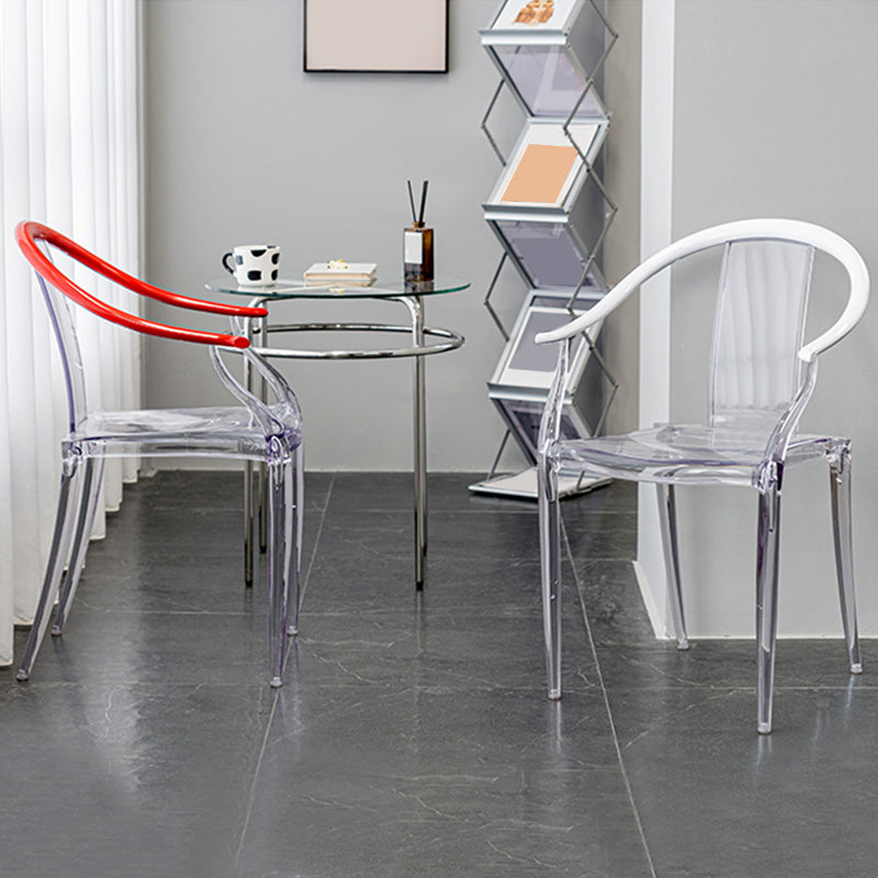 Silla de brazo de la lata del sillón del sillón acrílico del marco acrílico