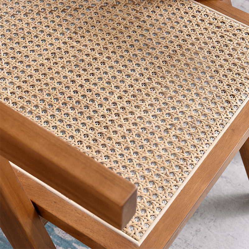 Sedia da pranzo in legno in legno di gomma aperta sedia da pranzo per sala da pranzo