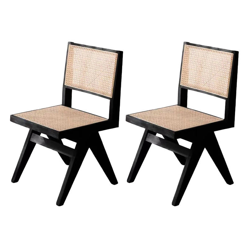 Sedia da pranzo in legno in legno di gomma aperta sedia da pranzo per sala da pranzo