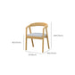 Contemporary Solid Wood Dining Chair Upholstered Fabric Dining Arm Chair Clearhalo 'Dining Chairs' 'Dining Tables & Seating' 'dining_chair' 'furn' 'furn_dining_chair' 'Furniture' 'Kitchen & Dining Furniture' 6357438