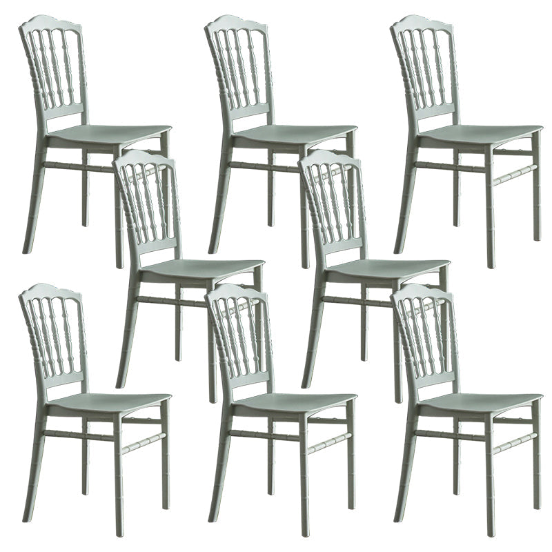 グラムキッチンダイニングサイドチェアプラスチックアームレスチェアウィンザーバックサイドチェア