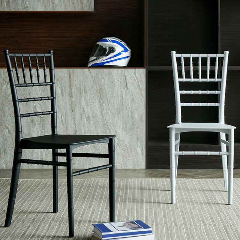 Chaises latérales de salle à manger sans bras de cuisine glam chaises latérales