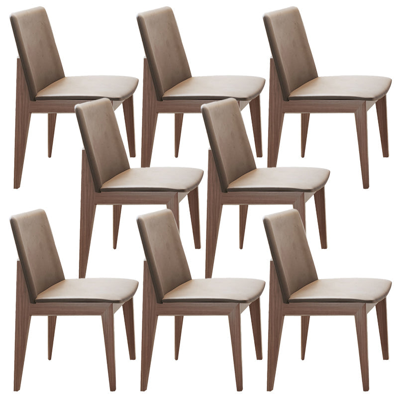 Chaise de salle à manger sans arme de cuisine en bois