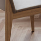 Chaise de salle à manger sans arme de cuisine en bois