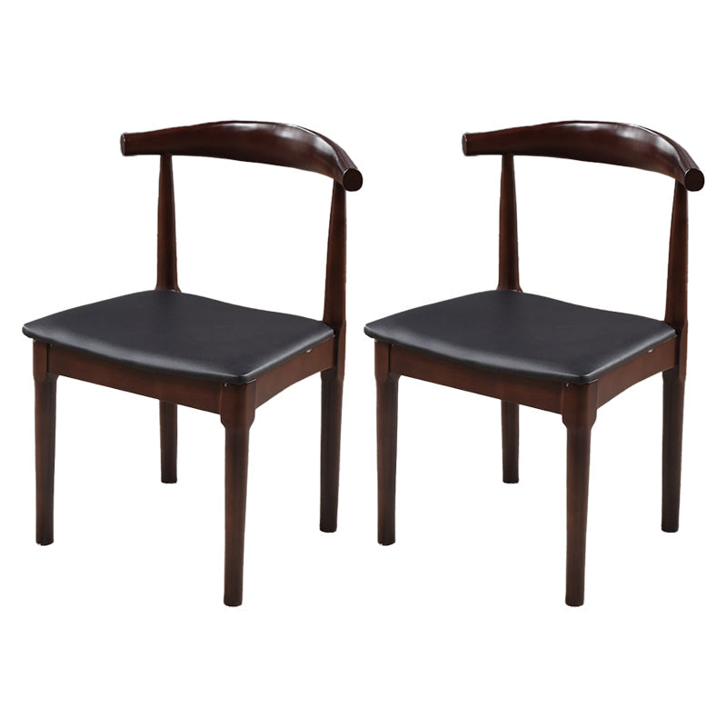 Chaise de restauration en bois de cuisine en bois chaise de salle à manger rembourrée contemporaine