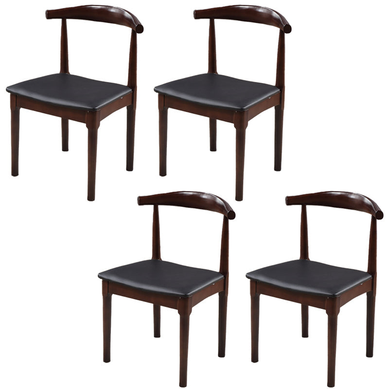 Chaise de restauration en bois de cuisine en bois chaise de salle à manger rembourrée contemporaine