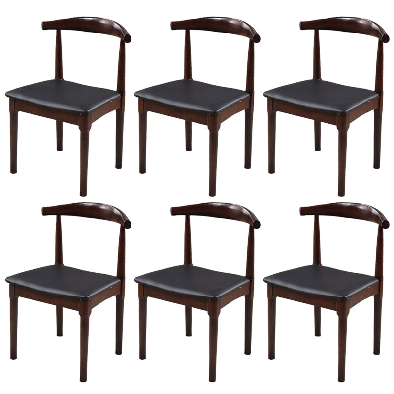 Chaise de restauration en bois de cuisine en bois chaise de salle à manger rembourrée contemporaine