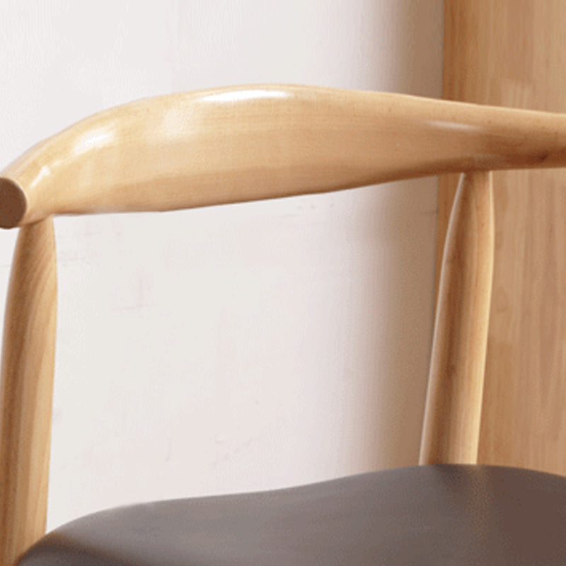 Chaise de restauration en bois de cuisine en bois chaise de salle à manger rembourrée contemporaine