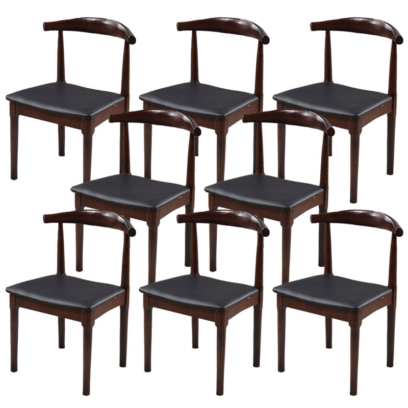 Chaise de restauration en bois de cuisine en bois chaise de salle à manger rembourrée contemporaine