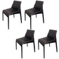 Faux Leather Kitchen Dining Chair Contemporary Upholstered Dining Chair