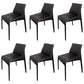 Faux Leather Kitchen Dining Chair Contemporary Upholstered Dining Chair