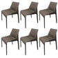 Faux Leather Kitchen Dining Chair Contemporary Upholstered Dining Chair