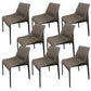 Faux Leather Kitchen Dining Chair Contemporary Upholstered Dining Chair