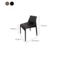 Faux Leather Kitchen Dining Chair Contemporary Upholstered Dining Chair