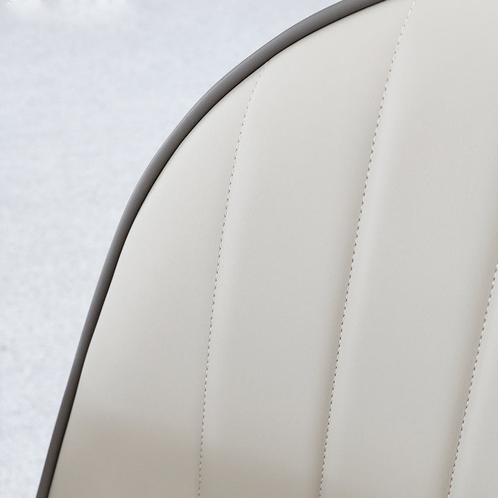 Glam Parsons chaises chaises à manger rembourrées avec des pattes en bois