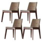 Wood Kitchen Armless Dining Chairs Contemporary Parsons Chairs 4 Piece Set Clearhalo 'Dining Chairs' 'Dining Tables & Seating' 'dining_chair' 'furn' 'furn_dining_chair' 'Furniture' 'Kitchen & Dining Furniture' 6357838