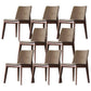 Wood Kitchen Armless Dining Chairs Contemporary Parsons Chairs 8 Piece Set Clearhalo 'Dining Chairs' 'Dining Tables & Seating' 'dining_chair' 'furn' 'furn_dining_chair' 'Furniture' 'Kitchen & Dining Furniture' 6357842