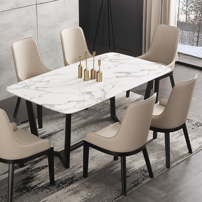 Wood Kitchen Dining Side Chair Contemporary Upholstered Dining Chair Clearhalo 'Dining Chairs' 'Dining Tables & Seating' 'dining_chair' 'furn' 'furn_dining_chair' 'Furniture' 'Kitchen & Dining Furniture' 6357884