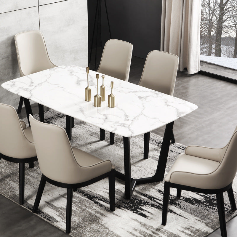 Wood Kitchen Dining Side Chair Contemporary Upholstered Dining Chair Clearhalo 'Dining Chairs' 'Dining Tables & Seating' 'dining_chair' 'furn' 'furn_dining_chair' 'Furniture' 'Kitchen & Dining Furniture' 6357886