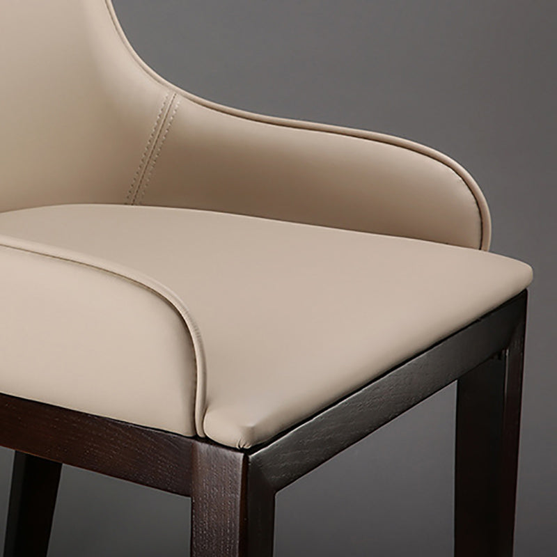 Wood Kitchen Dining Side Chair Contemporary Upholstered Dining Chair Clearhalo 'Dining Chairs' 'Dining Tables & Seating' 'dining_chair' 'furn' 'furn_dining_chair' 'Furniture' 'Kitchen & Dining Furniture' 6357893