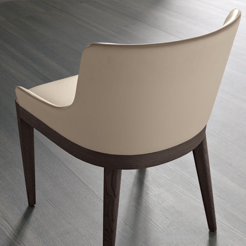 Wood Kitchen Dining Side Chair Contemporary Upholstered Dining Chair Clearhalo 'Dining Chairs' 'Dining Tables & Seating' 'dining_chair' 'furn' 'furn_dining_chair' 'Furniture' 'Kitchen & Dining Furniture' 6357898