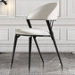 Contemporary Upholstered Dining Chair Open Back Dining Side Chair