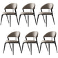 Contemporary Upholstered Dining Chair Open Back Dining Side Chair