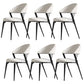 Contemporary Upholstered Dining Chair Open Back Dining Side Chair