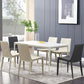 Industrial Leather Dining Chair Armless Side Chairs with Metal Legs for Home Use Clearhalo 'Dining Chairs' 'Dining Tables & Seating' 'dining_chair' 'furn' 'furn_dining_chair' 'Furniture' 'Kitchen & Dining Furniture' 6357948