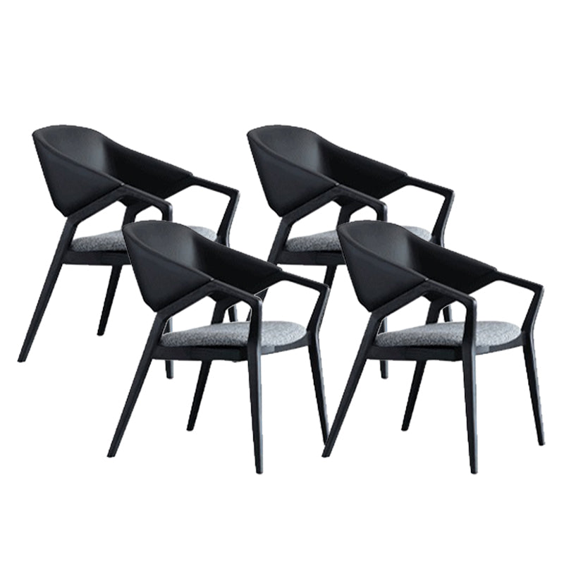 Sedia da sala da pranzo in cucina contemporanea sedia da pranzo aperta