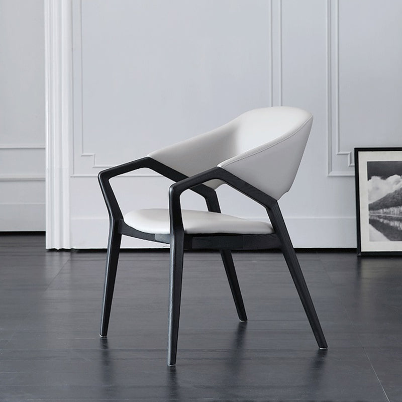 Sedia da sala da pranzo in cucina contemporanea sedia da pranzo aperta