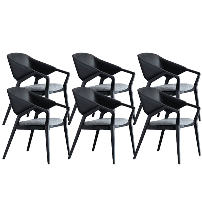 Sedia da sala da pranzo in cucina contemporanea sedia da pranzo aperta