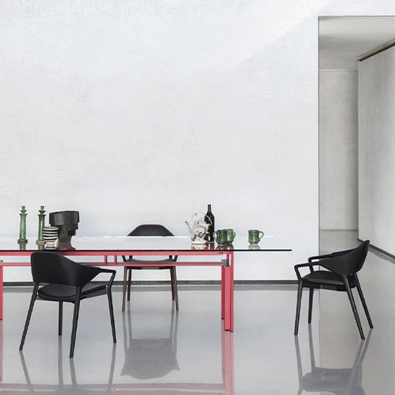 Sedia da sala da pranzo in cucina contemporanea sedia da pranzo aperta