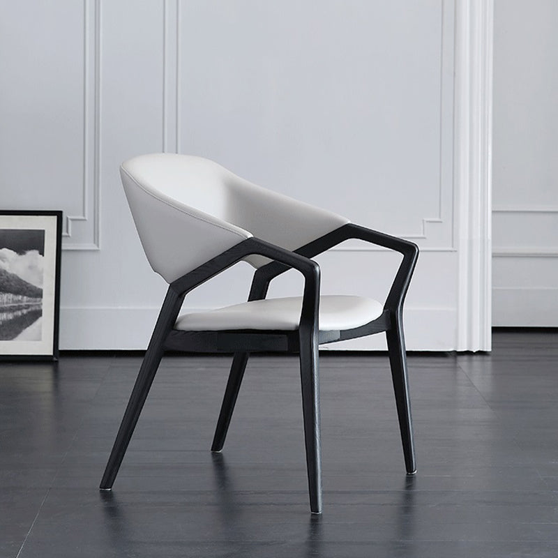 Sedia da sala da pranzo in cucina contemporanea sedia da pranzo aperta