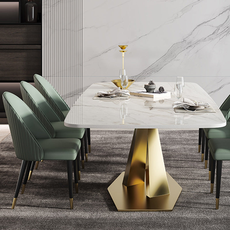 Sillas de comedor de cuero de forma glamorosa sillas laterales sin brazos con patas de madera para cocina